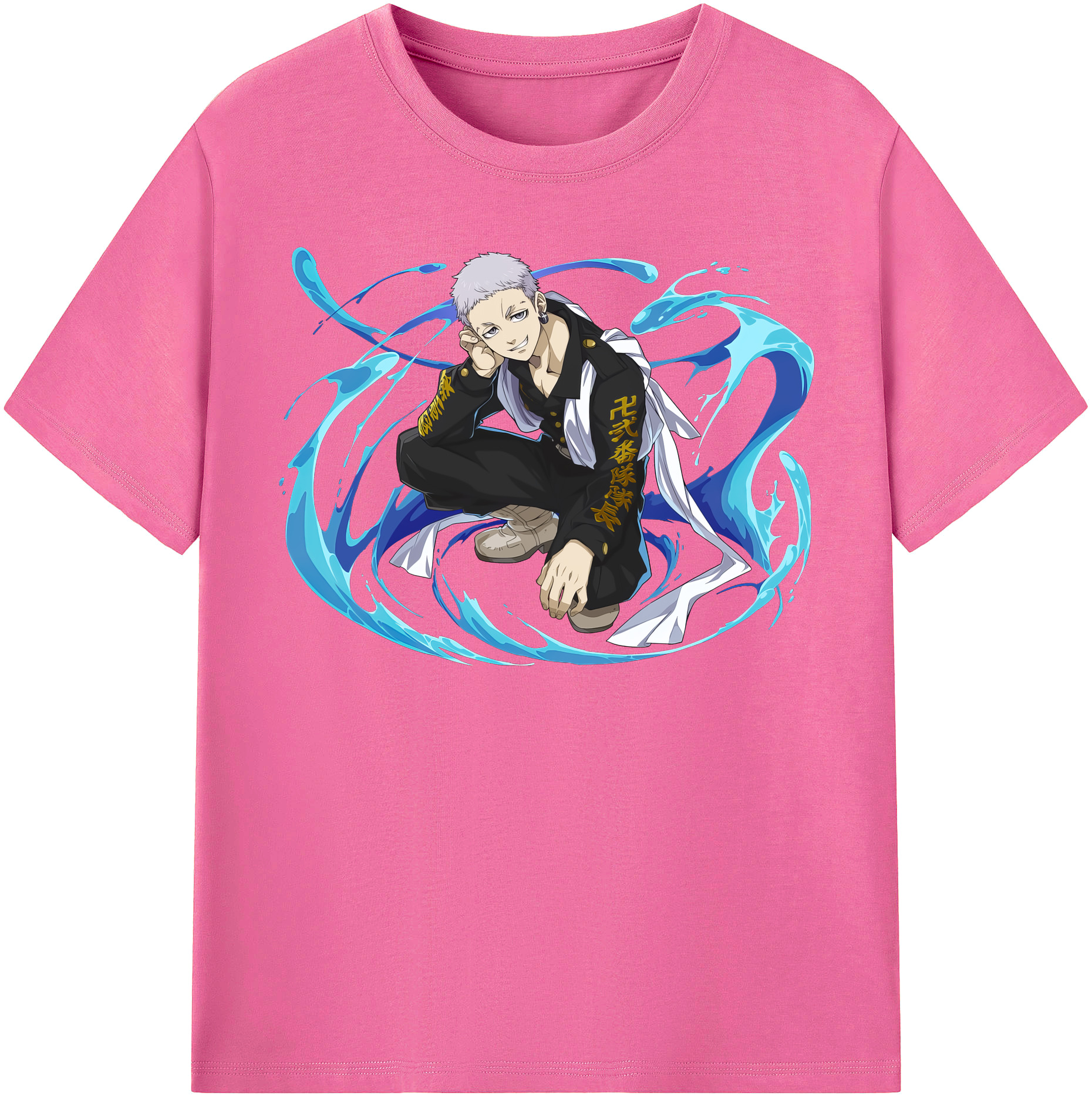 （画像用） 東京リベンジャーズ Tokyo Revengers レディースカジュアルプリントTシャツ（綿100％）